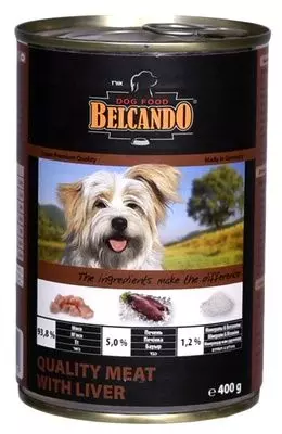 Консервы для собак Belcando с мясо и печенью 800гр