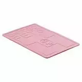 Коврик для мисок Mustafa United Pets, средний размер, розовый, размер 45 х 30 см