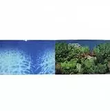 Фон двусторонний PRIME синее море/растительный пейзаж 50*100см