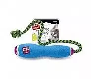 Игрушка для собак Dog Toys Палка средняя с веревкой/теннистый материал, 20 см