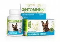 Функциональный корм для собак Веда ФитоМины для зубов и костей 100 тб./50 г