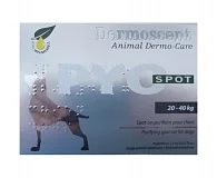 Антимикробное спот-он средство для собак от 20 до 40кг Dermoscent ПИОстоп 4 пипетки