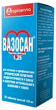 Препарат для лечения заболеваний сердечно-сосудистой системы Apicenna Вазосан 1,25 мг 30 табл.