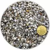Грунт для аквариума Биодизайн Окатанный кварцевый песок серый 2-5 мм 4 л-5 кг