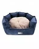 Лежанка для животных Freep диван "Lounge" темно-синий, 53x50x25 cм