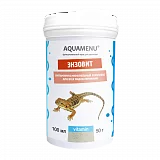 Витаминно-минеральный комплекс AQUAMENU Экзовит для всех видов рептилий и амфибий 50 г, 100 мл