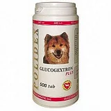 Витамины для собак Полидекс Глюкогекстрон Плюс для лечения заболеваний опорно-двигательного аппарата 500 табл. (срок 10.22)
