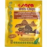 Корм для сомов Sera Wels-chips (чипсы), 15 гр