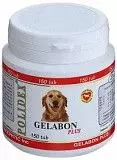 Витамины для щенков крупных пород собак Полидекс Гелабон Плюс для опорно-двигательного аппарата 150 табл.