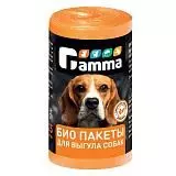 Пакеты для выгула собак Gamma Био, 25 штук, 240х360 мм