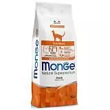 Сухой корм для стерилизованных кошек Monge Cat Monoprotein Sterilised с уткой 10 кг