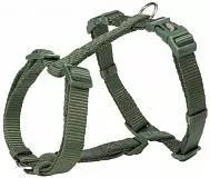 Шлейка для собак Трикси Premium H-Harness M-L 52-75 см/20 мм, лесной зелёный
