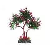 Растение для аквариума Уют Дерево зелено-фиолетовое 22 см