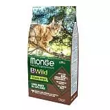 Сухой беззерновой корм для крупных кошек Monge PFB BWild Cat GRAIN FREE из мяса буйвола 10 кг