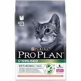 Сухой корм для стерилизованных кошек Проплан Стерилизед лосось 3 кг (дефект упаковки 2-3 см)