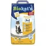 Наполнитель для туалета для кошек BIOKAT'S Биокатс Нейчерл Классик 3в1, 5 кг