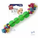 Игрушка для собак GiGwi Dog Toys Палка резиновая с канатом 30 см