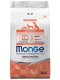 Сухой корм для щенков всех пород Monge Dog Speciality лосось/рис 2,5 кг (дефект упаковки 3-5 см)