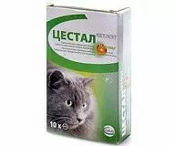 Атигельминтное средство для кошек Ceva Цестал Кэт 1 табл.