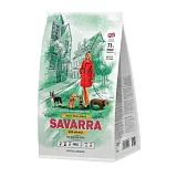 Сухой корм для взрослых собак мелких пород SAVARRA утка/рис 3 кг (дефект упаковки 4 см)