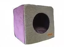 Домик-трансформер для животных Xody № 2 Violet, флок 35*35*35 см