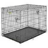 Клетка для средних собак Midwest iCrate 1542DD черная 2-х дверная 106*71*76 см